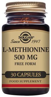L-methionine 500 mg 30 vegetarian capsules